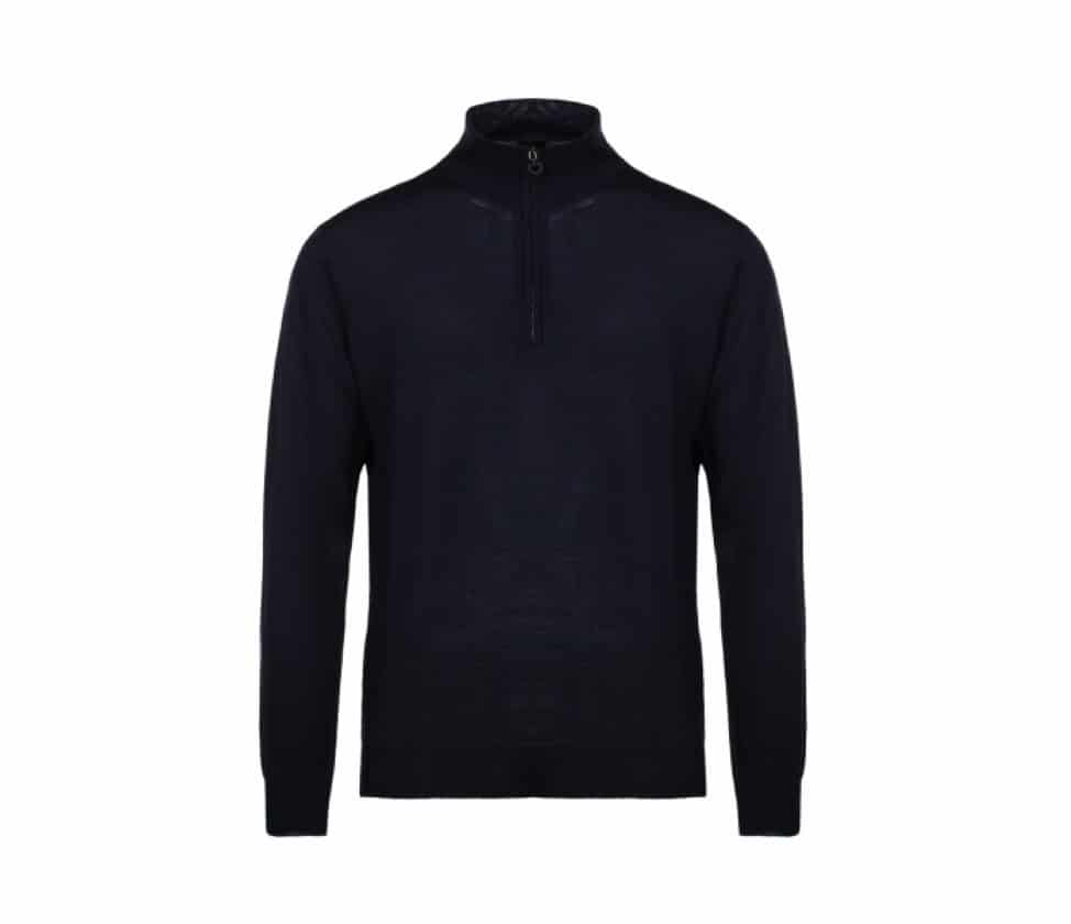 Гольф чоловічий в'язаний Zip Turtleneck від Cavalleria Toscana Гольф чоловічий в'язаний Zip Turtleneck від Cavalleria Toscana