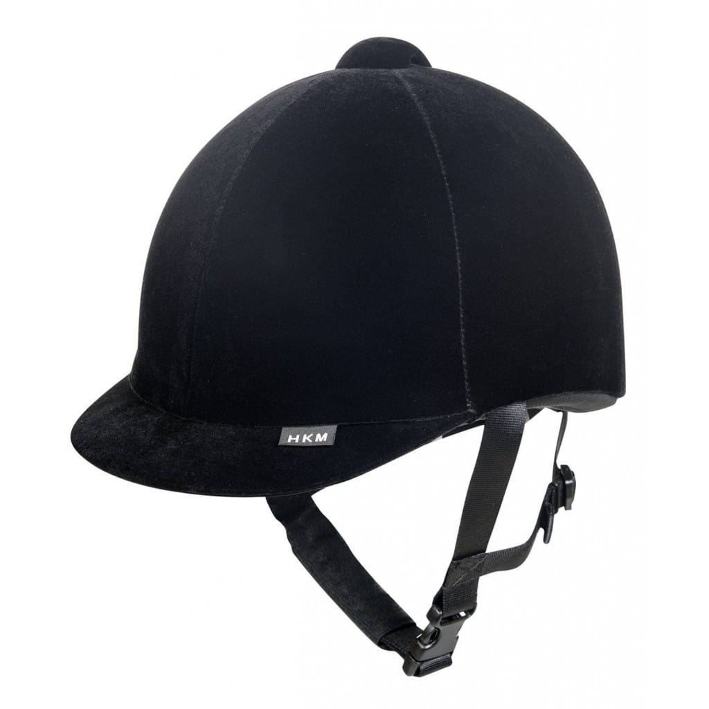 Каска бархатна з бантом New від HKM Каска бархатна з бантом New від HKM