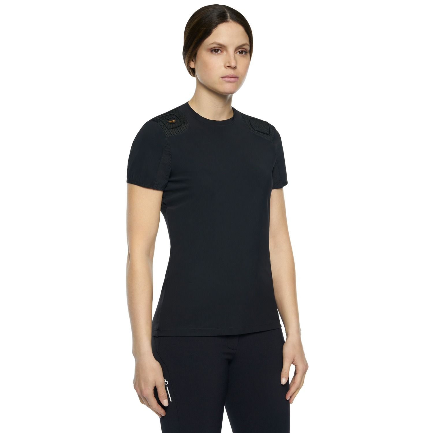 Футболка жіноча R-Evo Epaulet Jersey від Cavalleria Toscana Футболка жіноча R-Evo Epaulet Jersey від Cavalleria Toscana