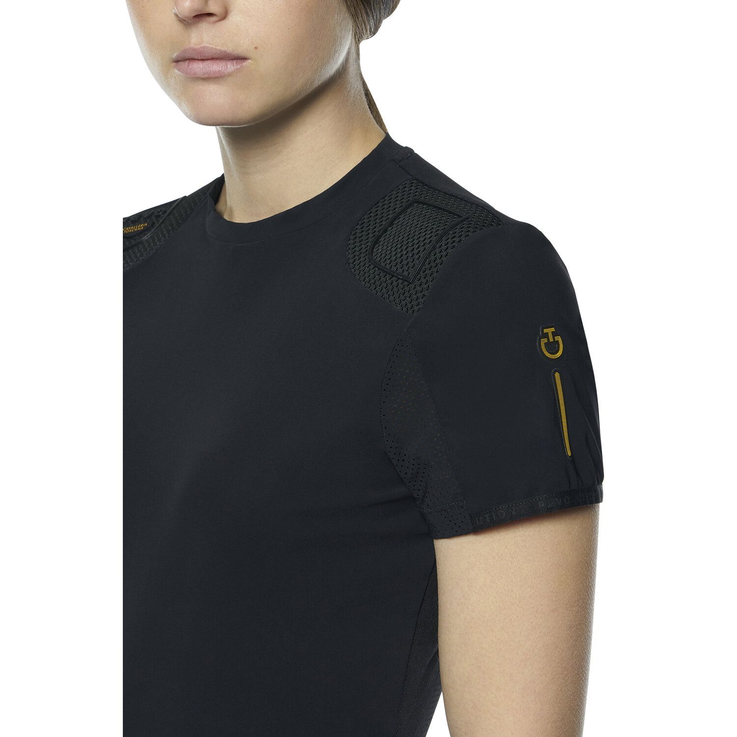 Футболка жіноча R-Evo Epaulet Jersey від Cavalleria Toscana Футболка жіноча R-Evo Epaulet Jersey від Cavalleria Toscana