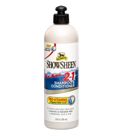 Шампунь-кондиціонер 2 in 1 ShowSheen від Absorbine, 591 мл Шампунь-кондиціонер 2 in 1 ShowSheen від Absorbine, 591 мл