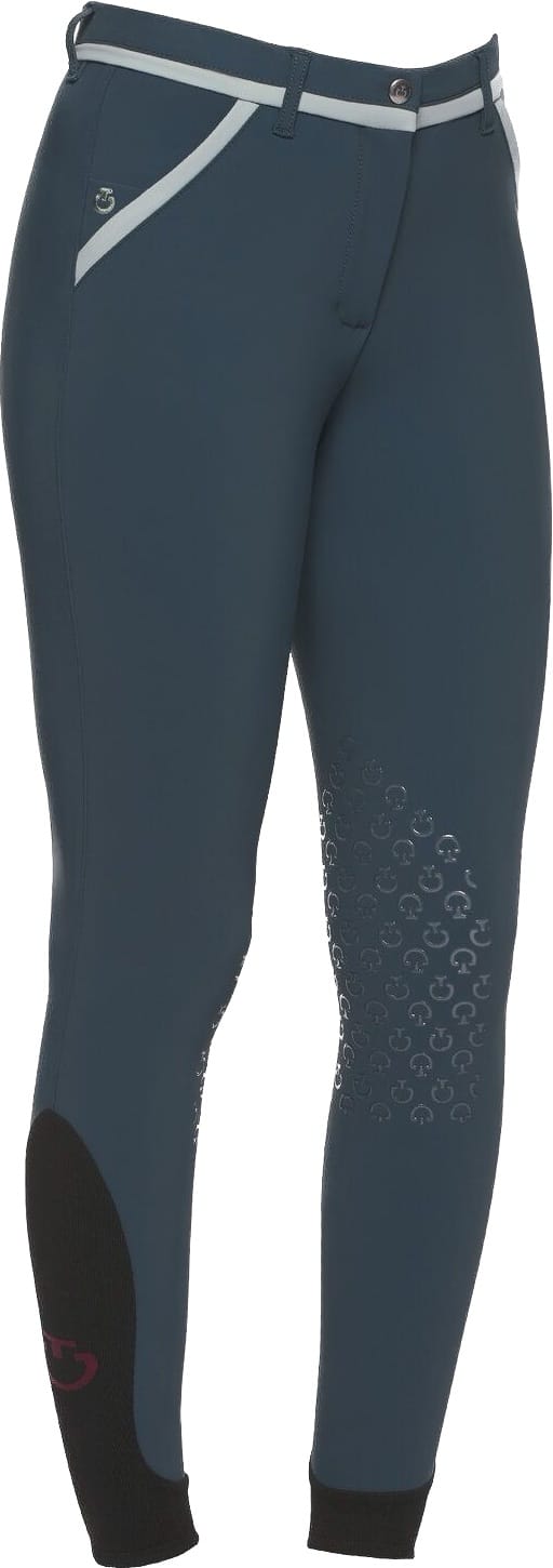 Бриджі жіночі з колінною силіконовою леєю Plaid Print від Cavalleria Toscana Бриджі жіночі з колінною силіконовою леєю Plaid Print від Cavalleria Toscana