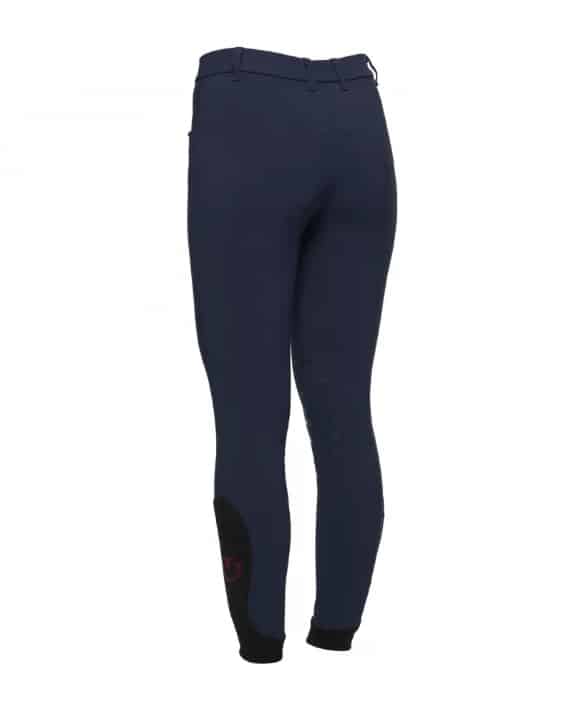 Бриджі дитячі для дівчинки з колінною силіконовою леєю Jersey Perforated від Cavalleria Toscana Бриджі дитячі для дівчинки з колінною силіконовою леєю Jersey Perforated від Cavalleria Toscana