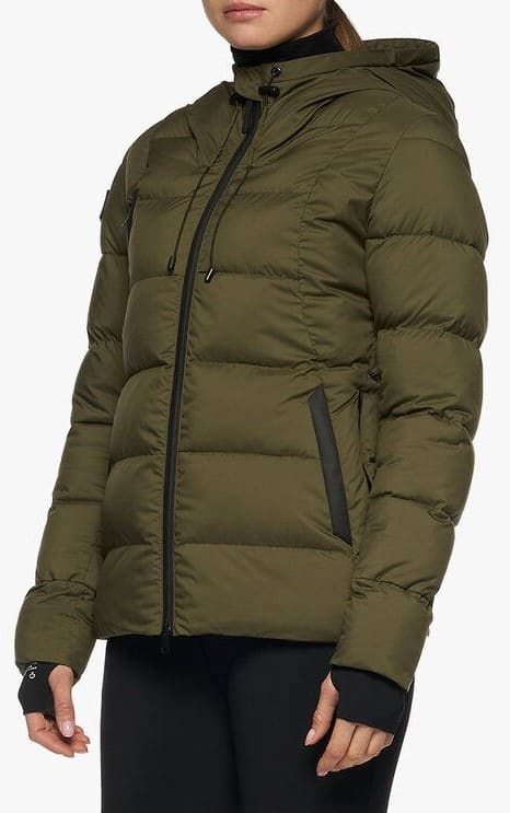 Куртка зимова для жінок Matte Jersey Puffer від Cavalleria Toscana Куртка зимова для жінок Matte Jersey Puffer від Cavalleria Toscana