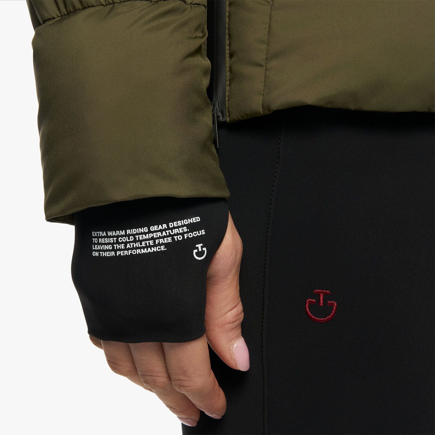 Куртка зимова для жінок Matte Jersey Puffer від Cavalleria Toscana Куртка зимова для жінок Matte Jersey Puffer від Cavalleria Toscana