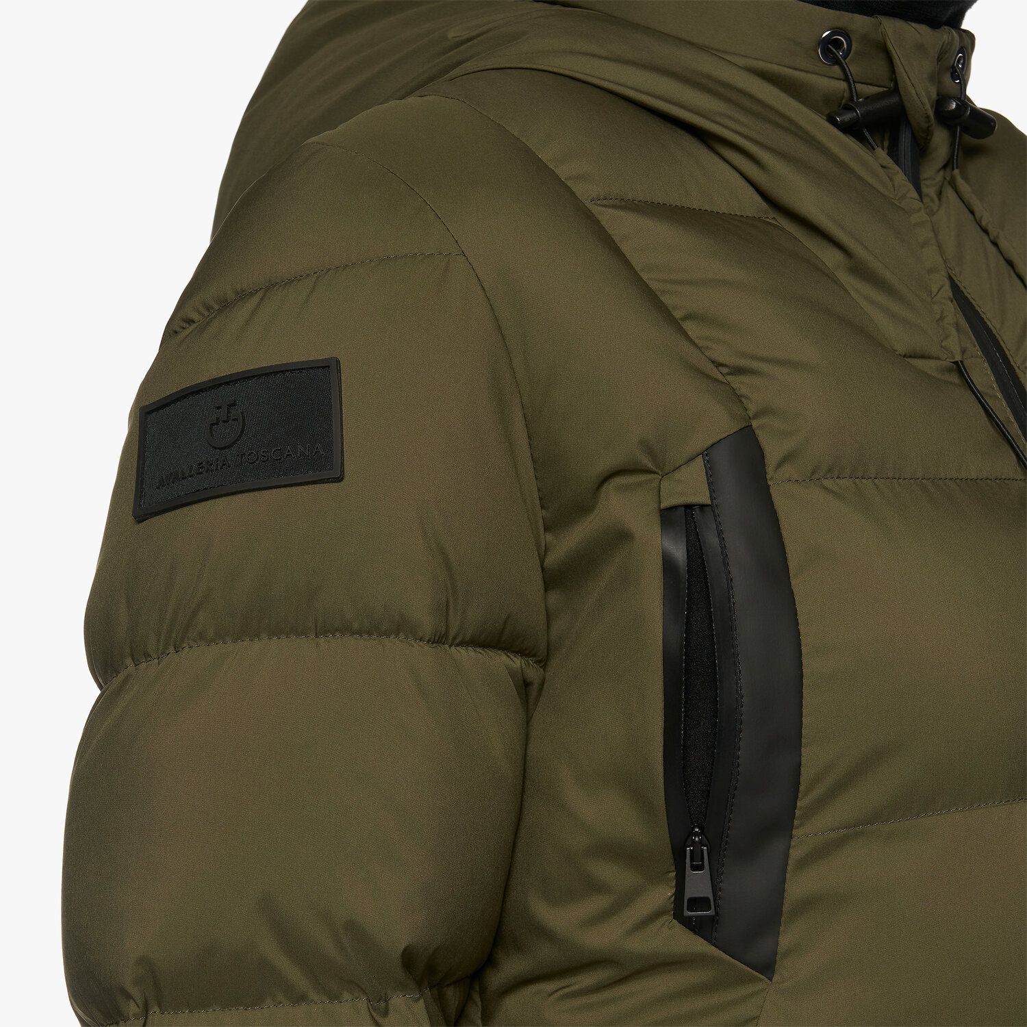 Куртка зимова для жінок Matte Jersey Puffer від Cavalleria Toscana Куртка зимова для жінок Matte Jersey Puffer від Cavalleria Toscana