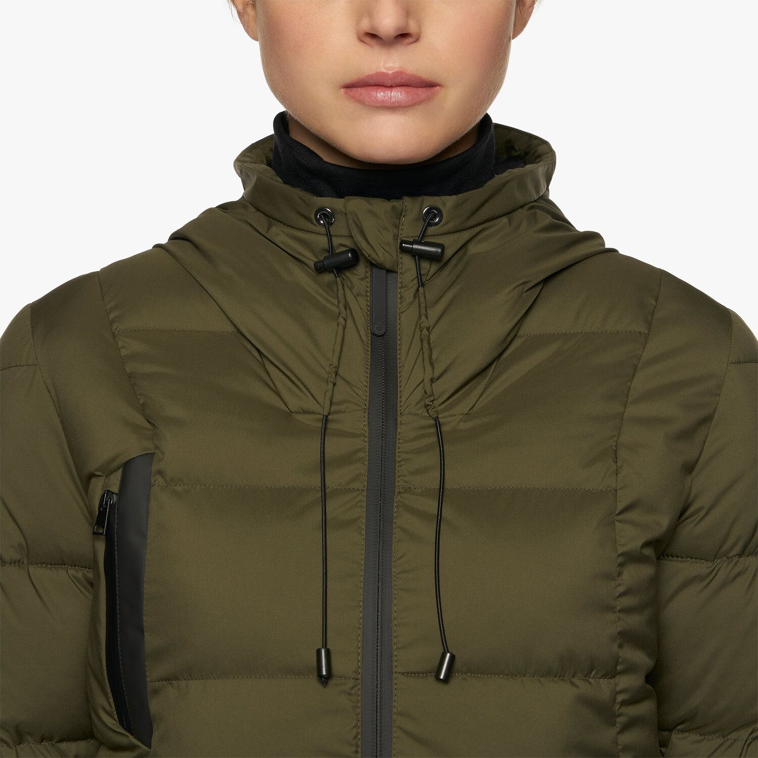 Куртка зимова для жінок Matte Jersey Puffer від Cavalleria Toscana Куртка зимова для жінок Matte Jersey Puffer від Cavalleria Toscana
