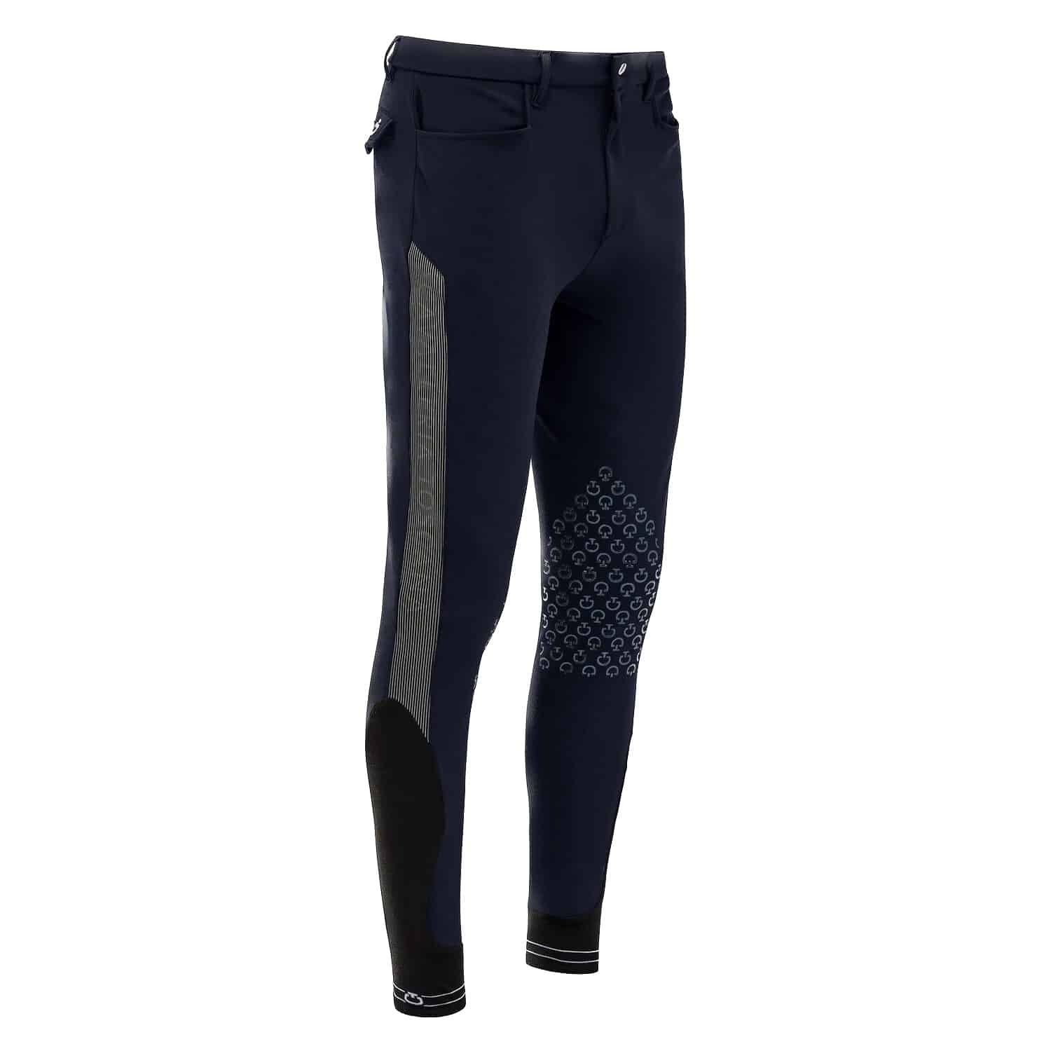 Бриджі чоловічі з колінною силіконовою леєю CT Logo Print від Cavalleria Toscana Бриджі чоловічі з колінною силіконовою леєю CT Logo Print від Cavalleria Toscana