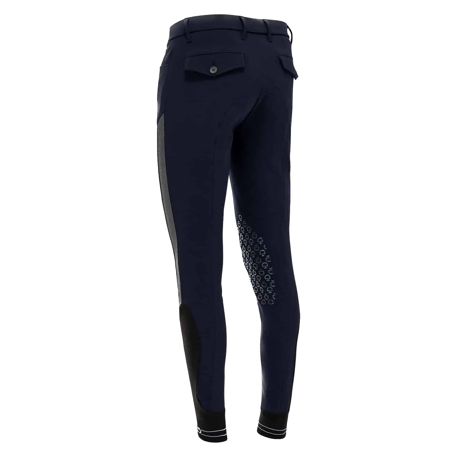 Бриджі чоловічі з колінною силіконовою леєю CT Logo Print від Cavalleria Toscana Бриджі чоловічі з колінною силіконовою леєю CT Logo Print від Cavalleria Toscana