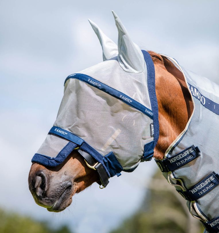 Маска антимоскітна Rambo Plus Vamoose від Horseware Маска антимоскітна Rambo Plus Vamoose від Horseware