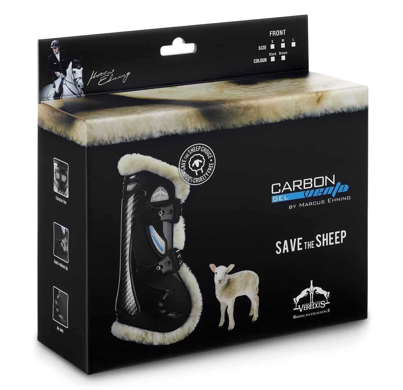 Ногавки передні Carbon Gel Vento Save The Sheep від Veredus Ногавки передні Carbon Gel Vento Save The Sheep від Veredus