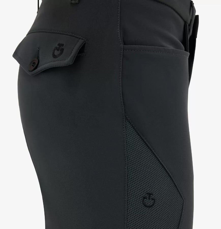 Бриджі чоловічі з колінною силіконовою леєю CT Jersey Mesh Insert від Cavalleria Toscana Бриджі чоловічі з колінною силіконовою леєю CT Jersey Mesh Insert від Cavalleria Toscana