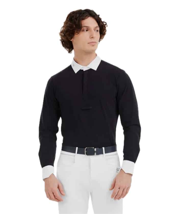 Поло турнірне чоловіче з довгим рукавом Aerolight від Horse Pilot Поло турнірне чоловіче з довгим рукавом Aerolight від Horse Pilot