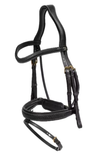 Вуздечка з комбінованим капсюлем Plaited Flash Noseband від Dyon