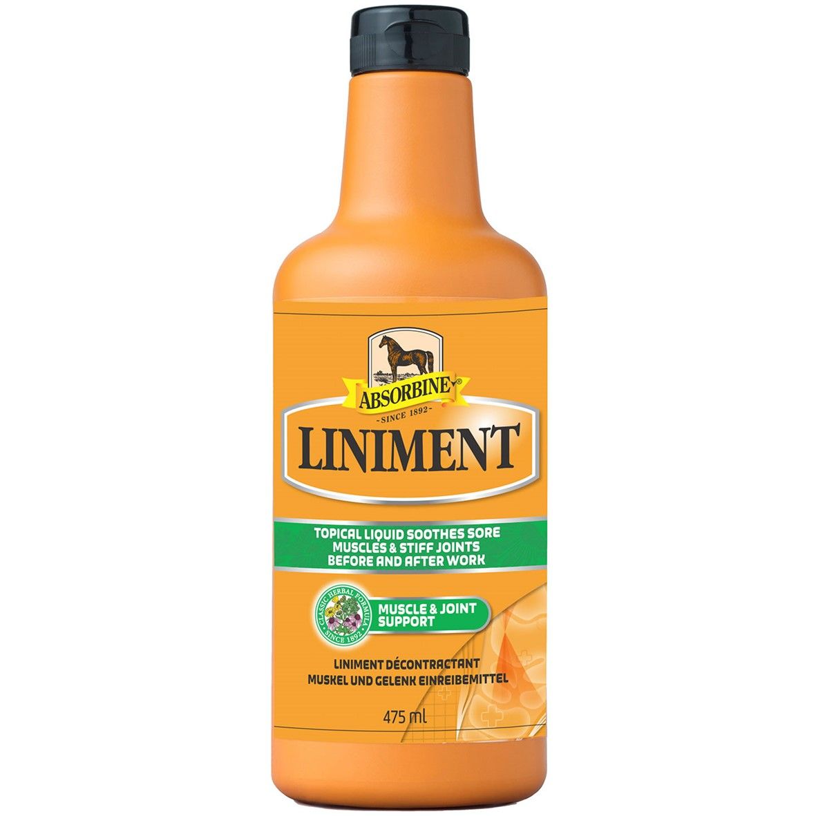 Лінімент для суглобів та м'язів Embrocation Liquid Liniment від Absorbine, 475 мл Лінімент для суглобів та м'язів Embrocation Liquid Liniment від Absorbine, 475 мл