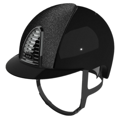Шолом Cromo 2.0 Polish Black + Luminor + Crystals від KEP