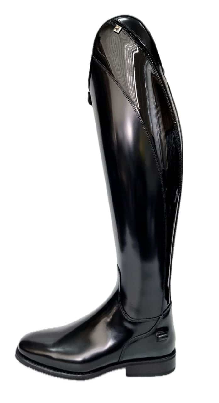Чоботи виїздкові Bellini Brushed Black Patent Swar Black від DeNiroBootCo Чоботи виїздкові Bellini Brushed Black Patent Swar Black від DeNiroBootCo