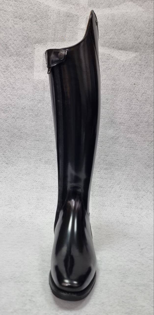 Чоботи виїздкові Bellini Brushed Black Patent Swar Black від DeNiroBootCo Чоботи виїздкові Bellini Brushed Black Patent Swar Black від DeNiroBootCo
