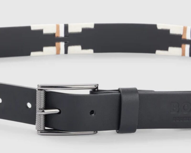 Ремінь шкіряний Polo Signature від BOSS