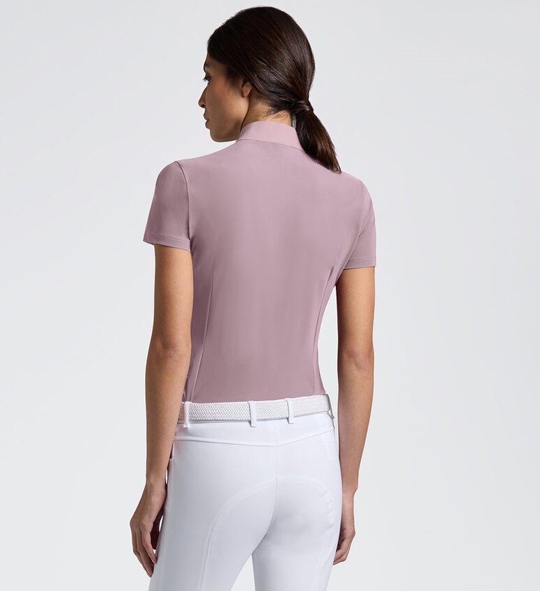 Поло жіноче CT Perforated Jersey Shirt від Cavalleria Toscana Поло жіноче CT Perforated Jersey Shirt від Cavalleria Toscana