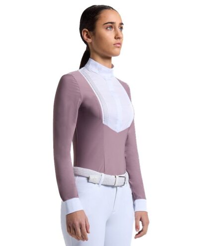 Поло турнірне для дівчинки з довгим рукавом Jersey Shirt від Cavalleria Toscana