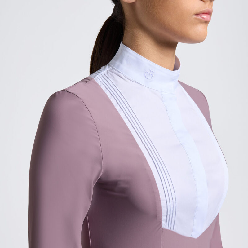 Поло турнірне для дівчинки з довгим рукавом Jersey Shirt від Cavalleria Toscana