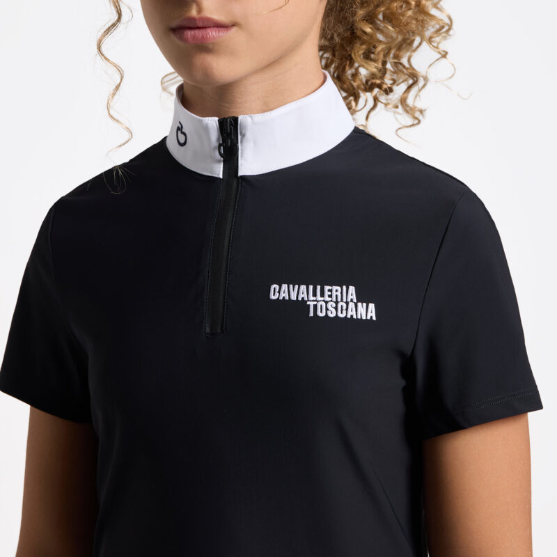 Поло турнірне для дівчинки CT Jersey w/Embroidery Logo від Cavalleria Toscana