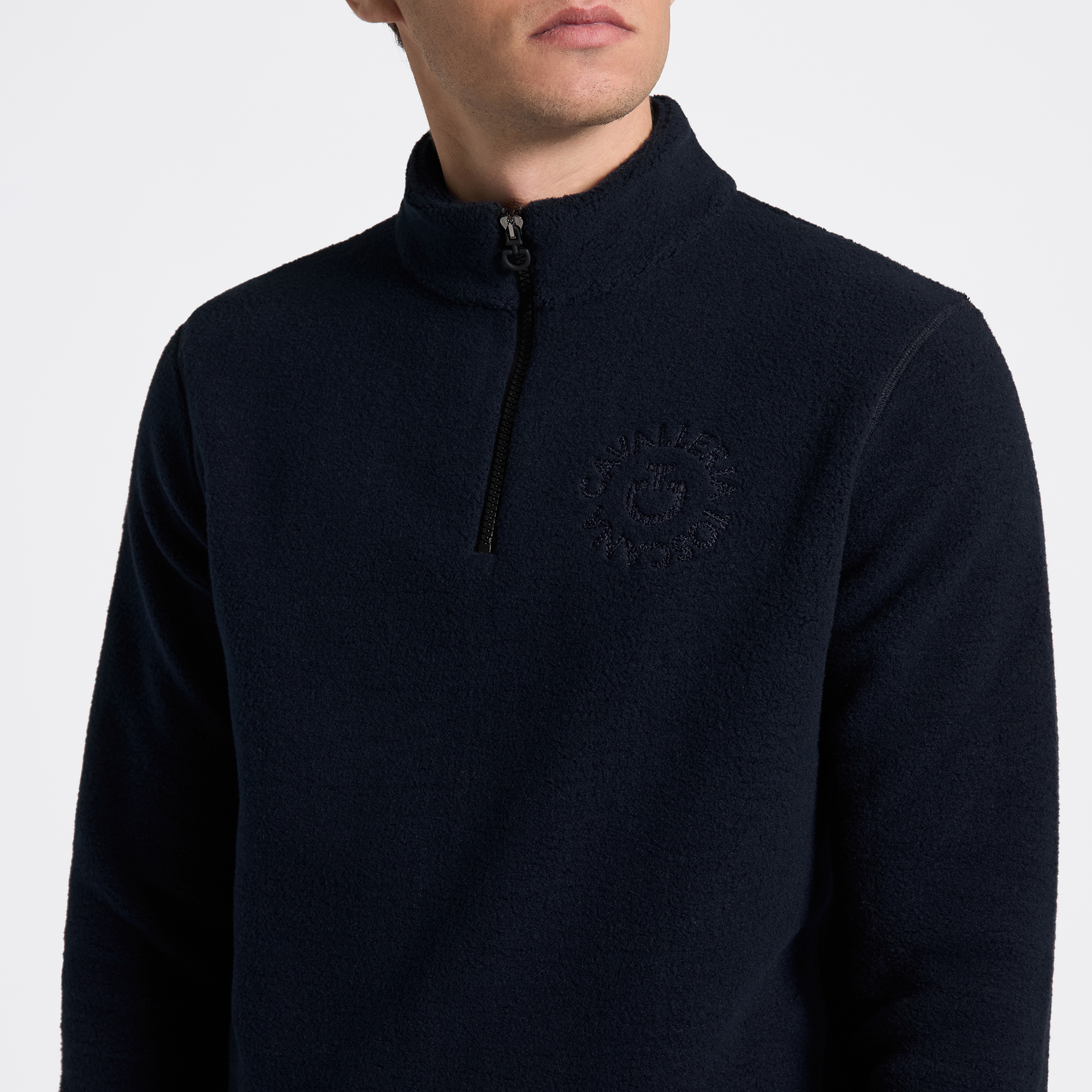 Гольф чоловічий CT Fleece Half Zip від Cavalleria Toscana Гольф чоловічий CT Fleece Half Zip від Cavalleria Toscana