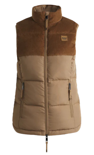 Жилет жіночий Viola Cord Puffer від BOSS