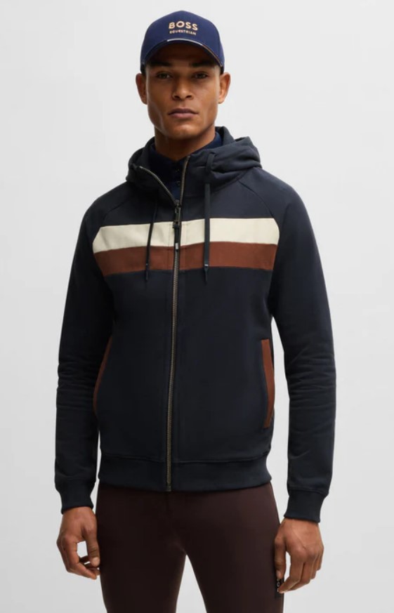 Кофта чоловіча River Zip Hoodie від BOSS Кофта чоловіча River Zip Hoodie від BOSS