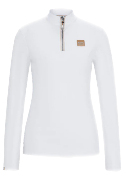 Поло турнірне жіноче з довгим рукавом Frances від BOSS