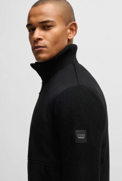 Куртка демісезонна чоловіча Taylor Alcantara Bomber від BOSS