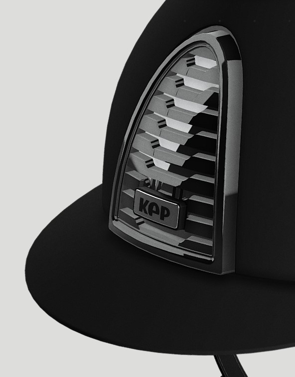 Шолом Cromo 2.0 Polo Textile Black + Mirror від KEP Шолом Cromo 2.0 Polo Textile Black + Mirror від KEP