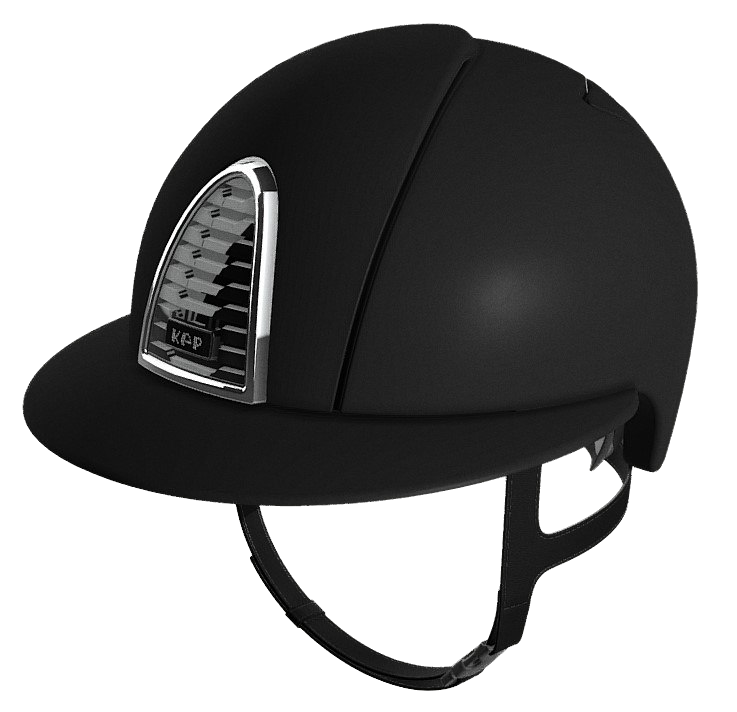 Шолом Cromo 2.0 Polo Textile Black + Crystals від KEP Шолом Cromo 2.0 Polo Textile Black + Crystals від KEP