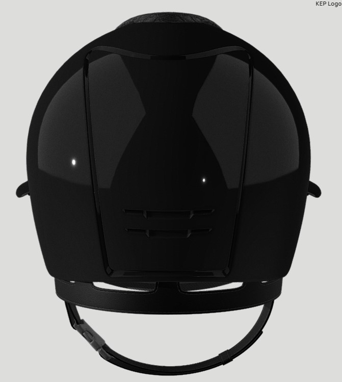 Шолом Cromo 2.0 Polo Polish Black +Python Matt+Crystals від KEP Шолом Cromo 2.0 Polo Polish Black +Python Matt+Crystals від KEP