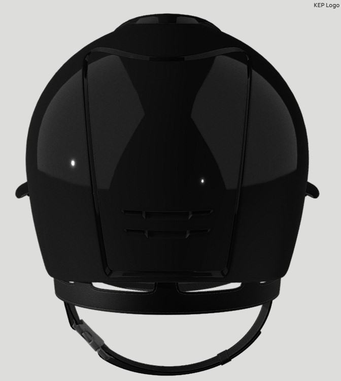 Шолом Cromo 2.0 Polo Polish Black + Crystals від KEP Шолом Cromo 2.0 Polo Polish Black + Crystals від KEP