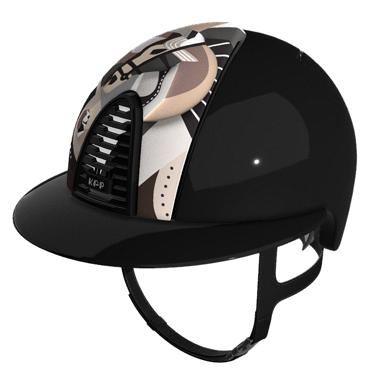 Шолом Cromo 2.0 Polo Polish Pegasus Grey + Crystals від KEP Шолом Cromo 2.0 Polo Polish Pegasus Grey + Crystals від KEP