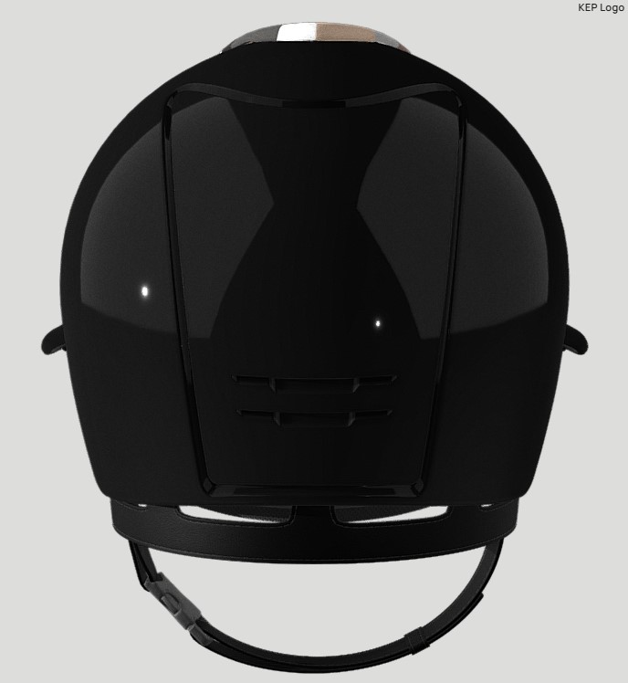 Шолом Cromo 2.0 Polo Polish Pegasus Grey + Crystals від KEP Шолом Cromo 2.0 Polo Polish Pegasus Grey + Crystals від KEP