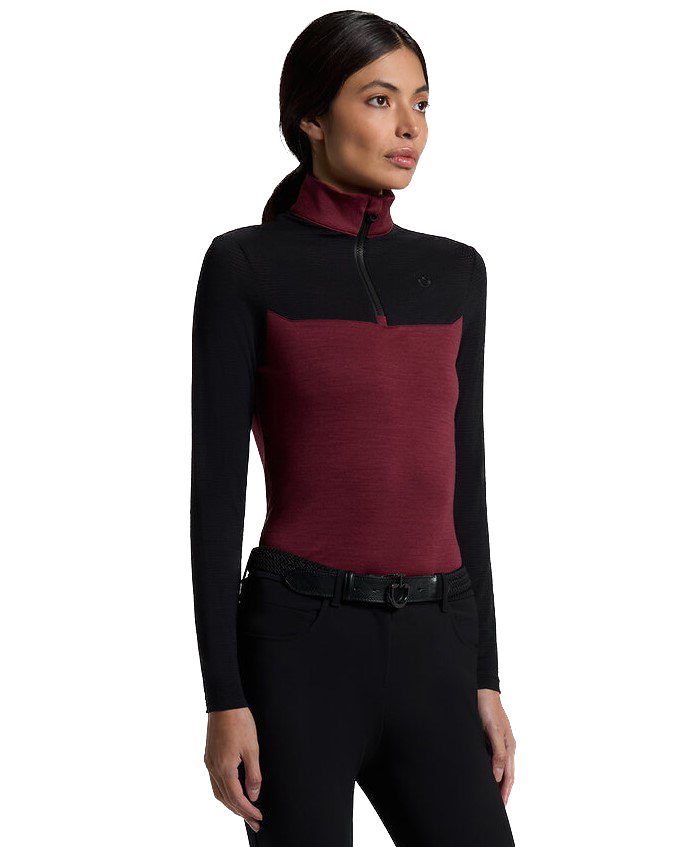 Гольф жіночий Tech Wool Half Zip від Cavalleria Toscana Гольф жіночий Tech Wool Half Zip від Cavalleria Toscana