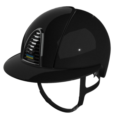Шолом Cromo 2.0 Polo Polish Black +FlagUkraine від KEP