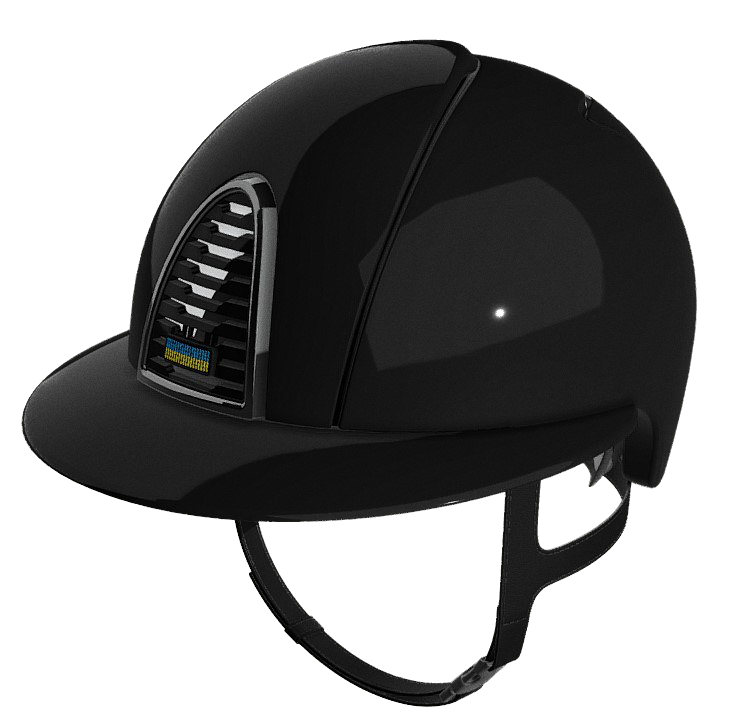 Шолом Cromo 2.0 Polo Polish Black +FlagUkraine від KEP Шолом Cromo 2.0 Polo Polish Black +FlagUkraine від KEP