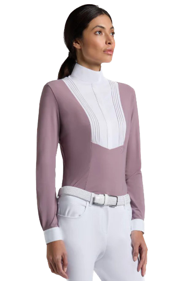 Поло турнірне жіноче з довгим рукавом American від Cavalleria Toscana Поло турнірне жіноче з довгим рукавом American від Cavalleria Toscana