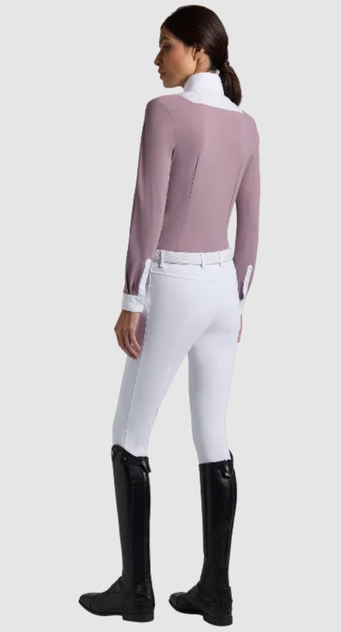 Поло турнірне жіноче з довгим рукавом American від Cavalleria Toscana Поло турнірне жіноче з довгим рукавом American від Cavalleria Toscana