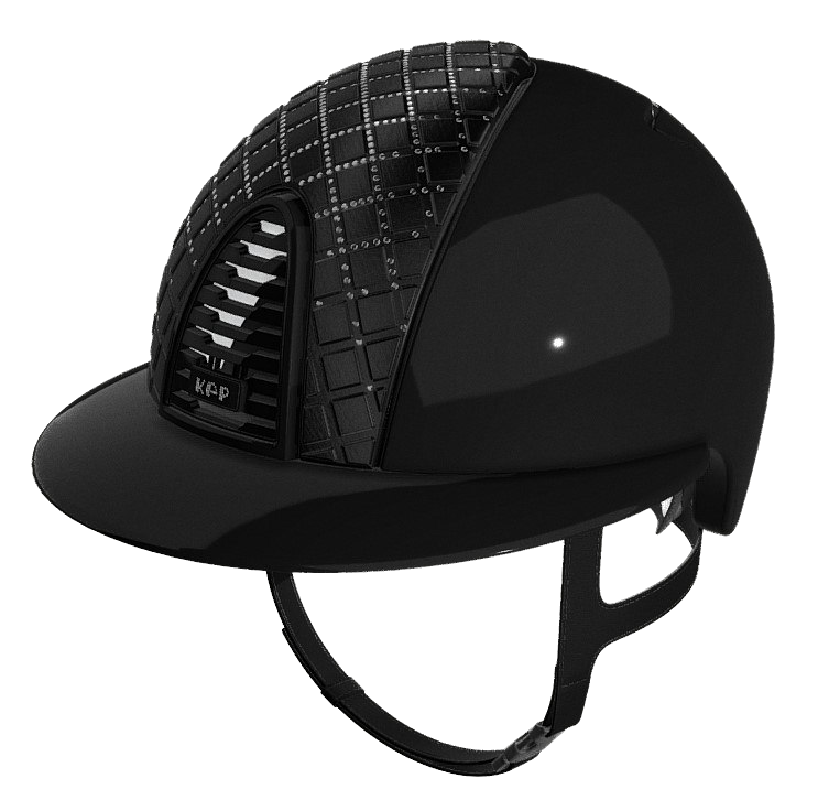 Шолом Cromo 2.0 Polo Polish Black + Milano Satin Street Black with Swar від KEP Шолом Cromo 2.0 Polo Polish Black + Milano Satin Street Black with Swar від KEP